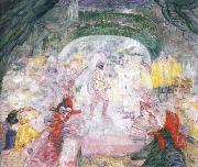 James Ensor Theater of Masks Spain oil painting reproduction